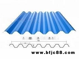 加工V125彩钢瓦，875彩钢瓦750型彩钢瓦