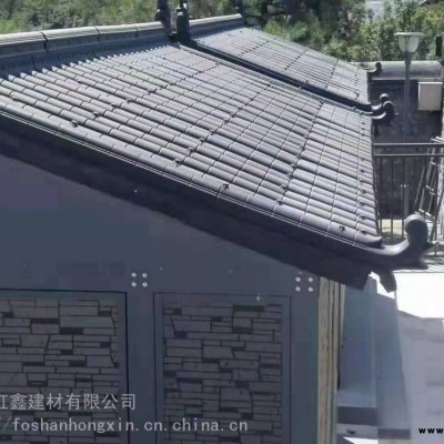 韶关中式仿古屋檐瓦 仿古围墙瓦 室内门头装饰瓦