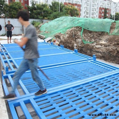 连云港安装安装9mX4m双层带角钢洗车机 工地洗车机 工程洗车机 重复用水韩强洗车机生产厂家