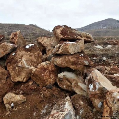 郑州新郑千层石厂家 景观园林假山石批发 天然精品景观石 草坪石矿山直销