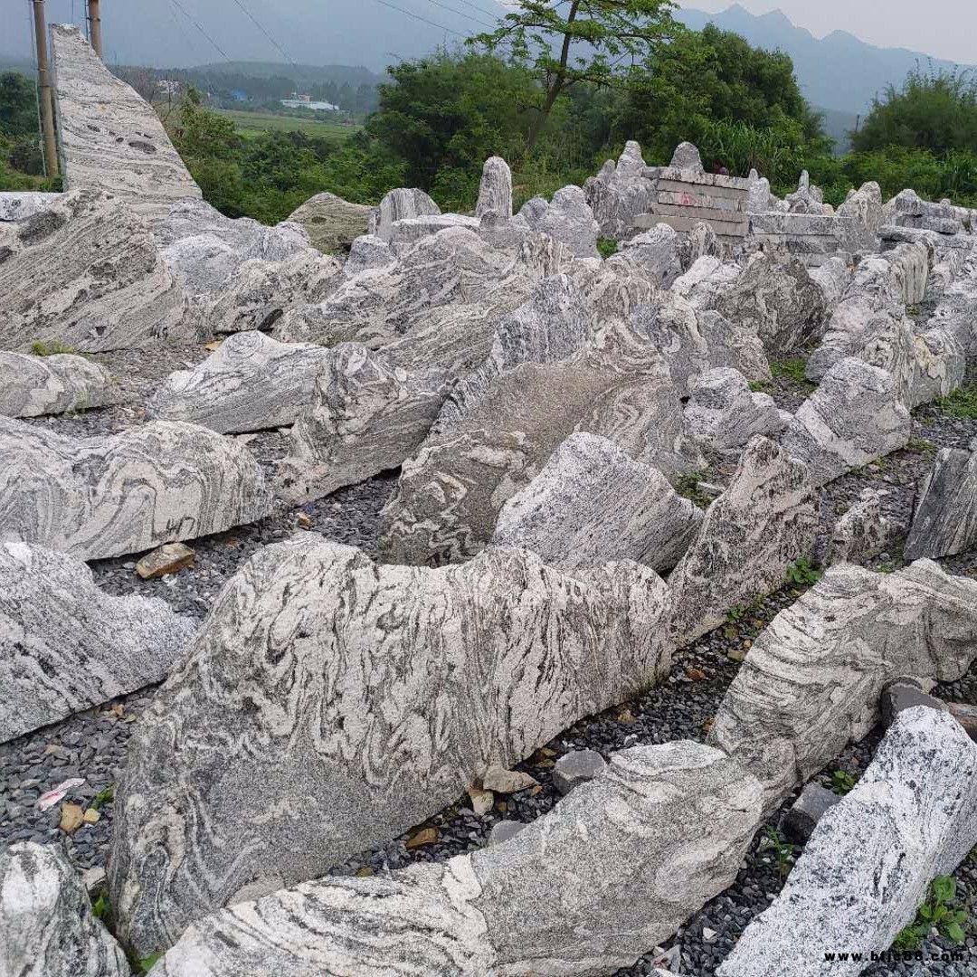 批发直销 假山驳岸泰山石 泰山石切片 景观泰山石 景观石刻字