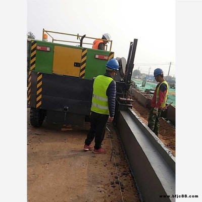 乡村道路路沿石滑模机水泥路缘石一次成型机红外线自动找平路牙石滑模机