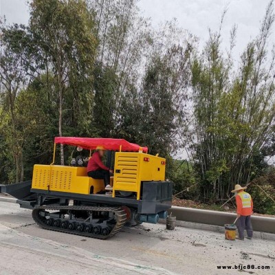 润达公路路肩一次成型机 自动化路沿石生产设备 路肩墙一次成型机