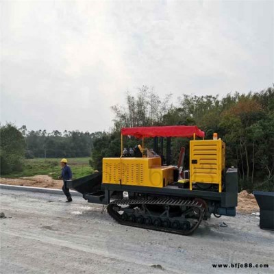 发往深圳路沿石滑模成型机全自动自走式路牙石滑模机履带路缘石滑模机