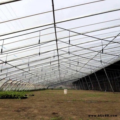 四川温室大棚种植羊肚菌吊挂微喷  降温设备厂家微喷头微喷pe管