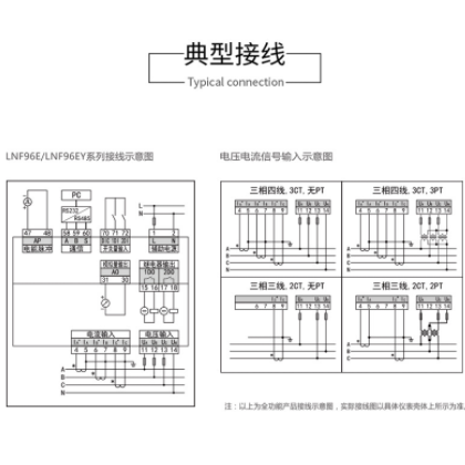 领菲linfee LNF96ZY多功能智能电力仪表三相液晶数显电力电压表图3