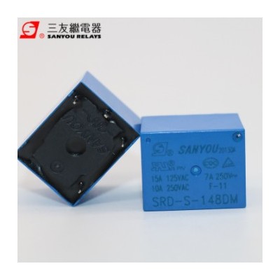 三友继电器SRD-S-105/112/124/148DM 小型继电器5V-12V-24V