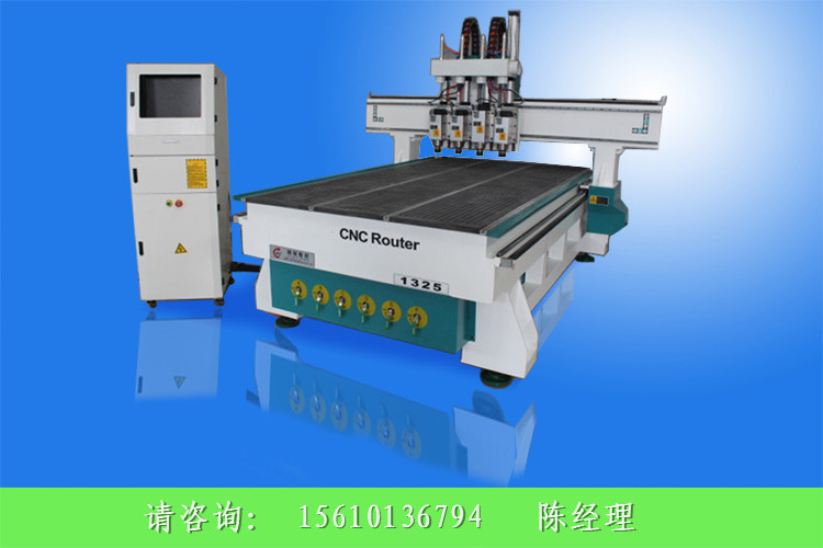 数控实木门橱柜衣柜开料机  盘式换刀 加工中心示例图4