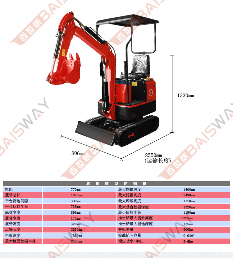 生产 迷你小型挖掘机 2万元小挖机 小型挖掘机 农用果园 厂家示例图7