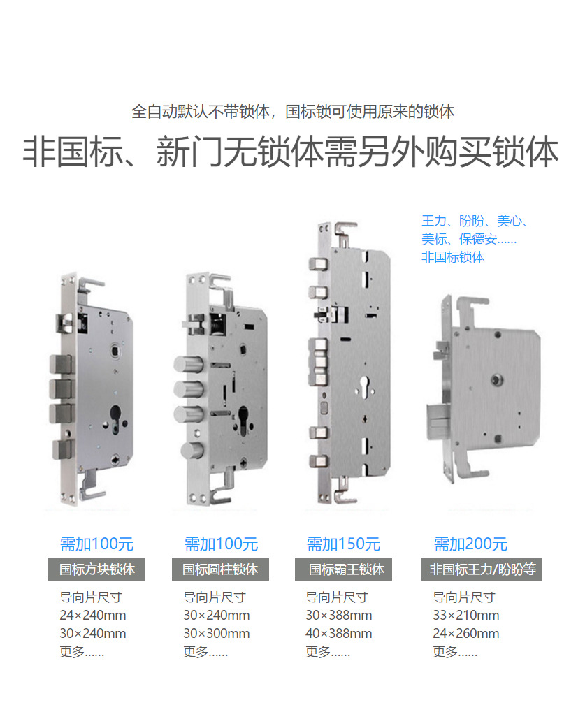 歌派GEPAD指纹锁G3S智能锁家用防盗门锁电子密码锁全自动指纹锁示例图2