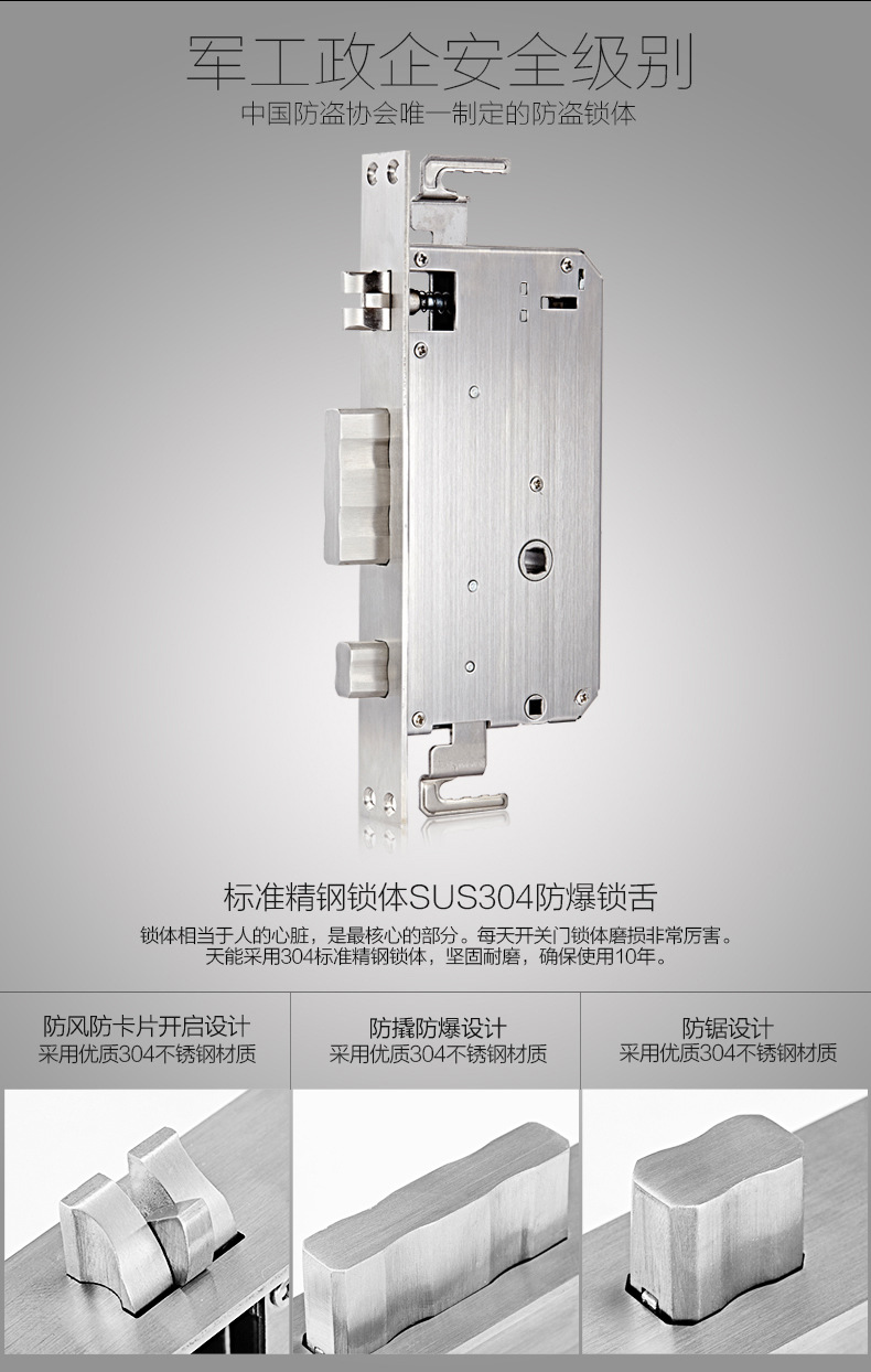 厂家直销 指纹锁 家用智能指纹锁 量大可面谈示例图17