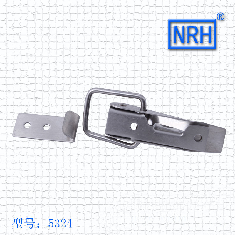 NRH/纳汇环保纯不锈钢304材质搭扣机械设备锁扣室外使用挂锁箱扣示例图4