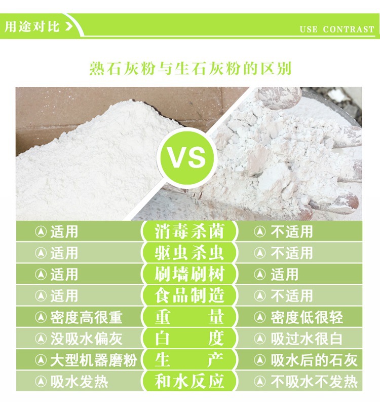 石灰粉灰钙粉熟石灰氢氧化钙 水处理氢氧化钙量大优惠示例图9