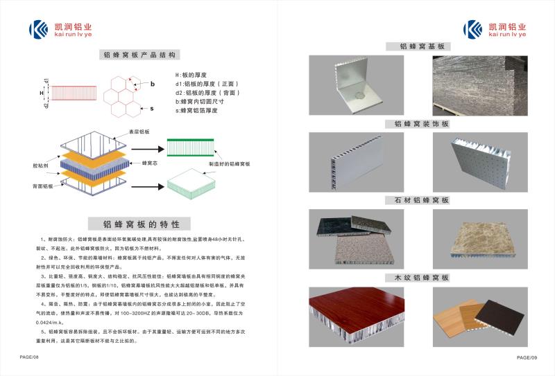 铝合金蜂窝板 复合板卫生间隔断不锈钢蜂窝板 石材铝蜂窝板厂家示例图8