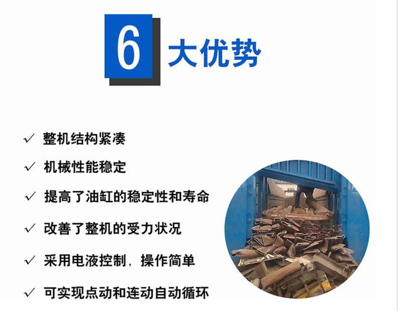 龙门剪切机 锦卓630吨龙门剪切机 重型废铁剪切设备示例图9