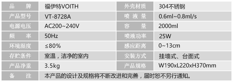 酒精消毒器哪有？ 福伊特VOITH专业厂家示例图5