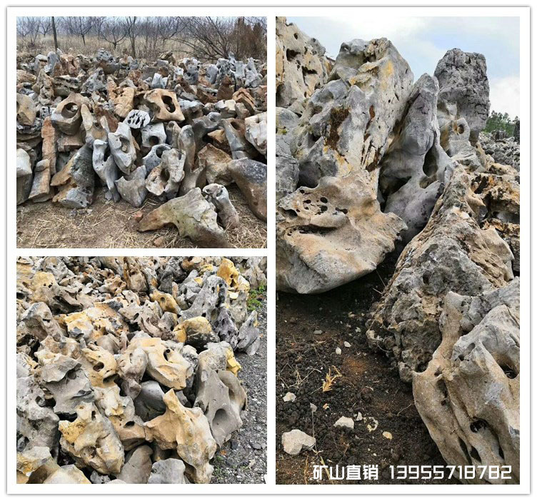 江苏淮安市千层石假山石 龟裂纹石 微景观造景石 别墅园林 景观石示例图8