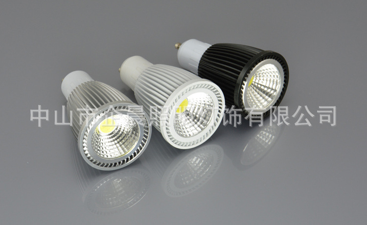 5W GU10 3W射灯 E27螺口 cob车铝射灯杯 led cob射灯3w 5/7w示例图14