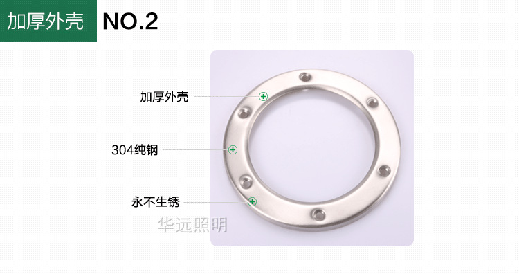 LED水底灯防水鱼水池灯3W6W9W12W18W24W水下灯喷泉灯水里射灯七彩示例图5