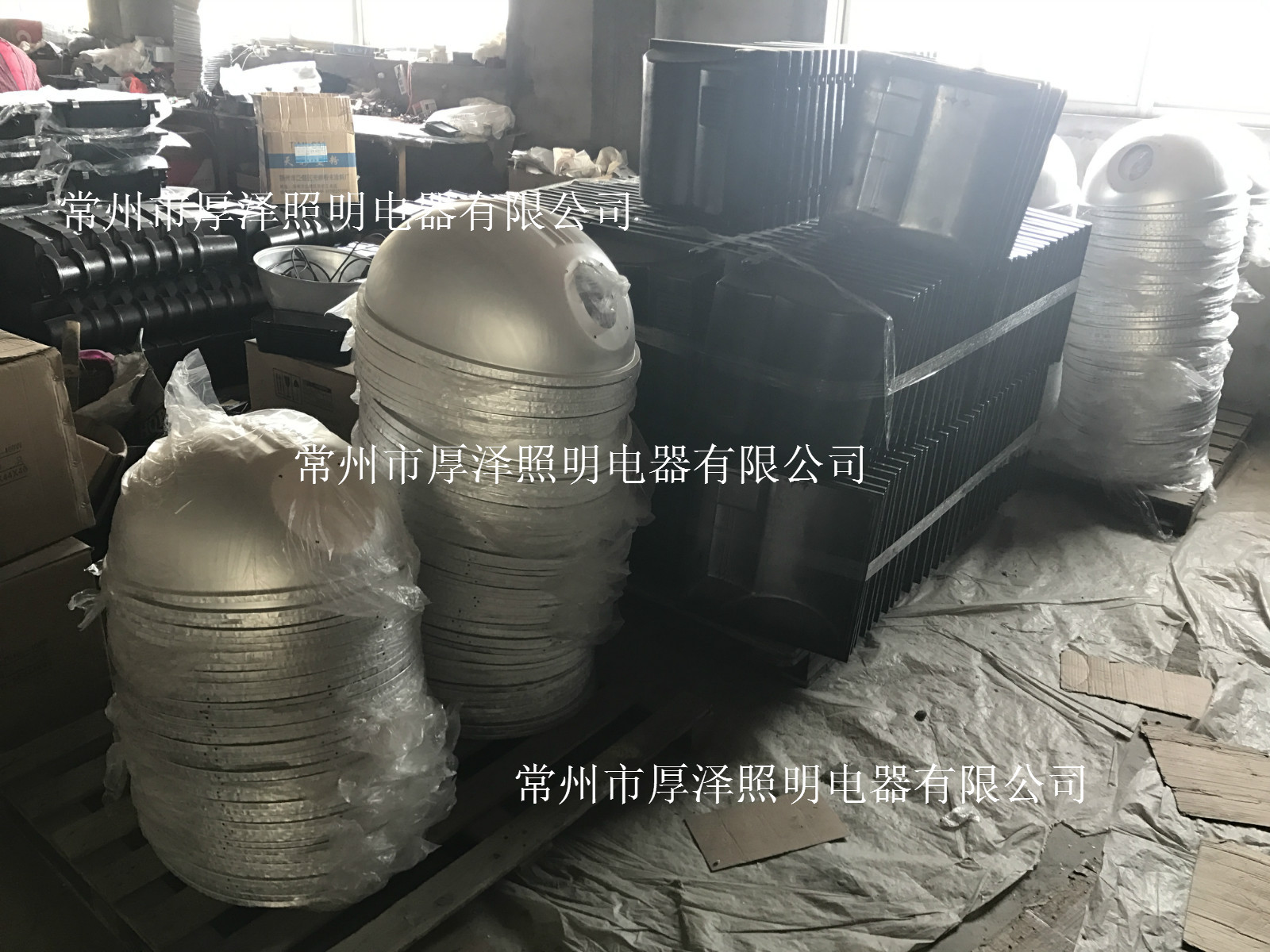 厂家直销新款大功率投光灯外壳5户外防水射灯可配各式光源示例图6