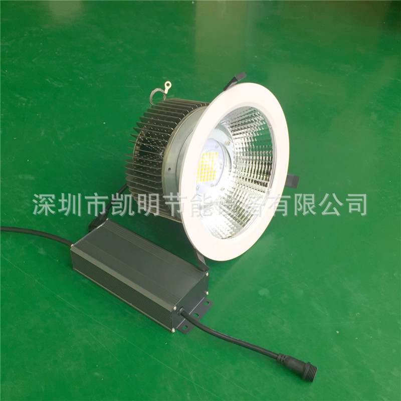 嵌入式射灯 开孔200MM 40W 50W 60W 80W 铝支架安装射灯示例图8