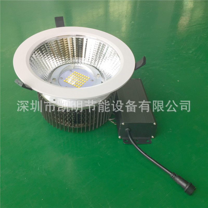 CREE SMD80W天花灯 8寸/10寸开孔200-230-250mm天花灯led天花射灯示例图5