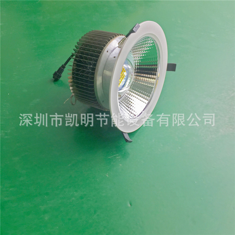 厂家批发50W 60W 80W 100W 120W LED天花灯 天花射灯 开孔200mm示例图3