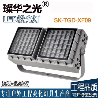 璨华照明SK-TGD-XF09 LED方形投射灯户外小角度格栅投光灯