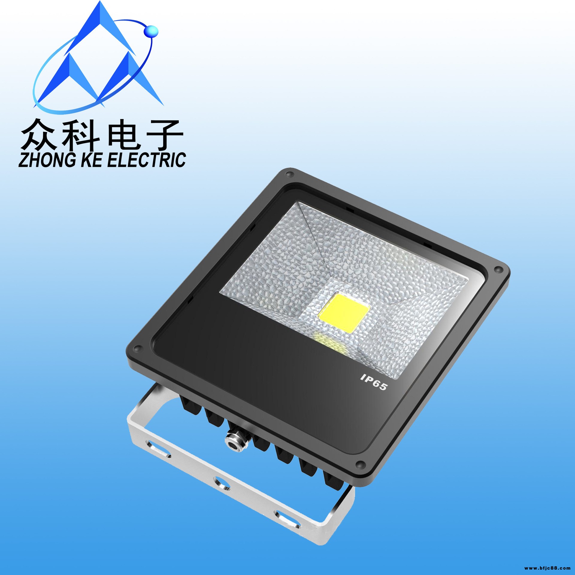 光敏感应 投光灯.单色白光投光灯.LED泛光灯60w