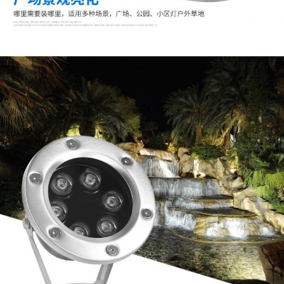 LED景观灯  全不锈钢水底灯安装 节日亮化工程灯具