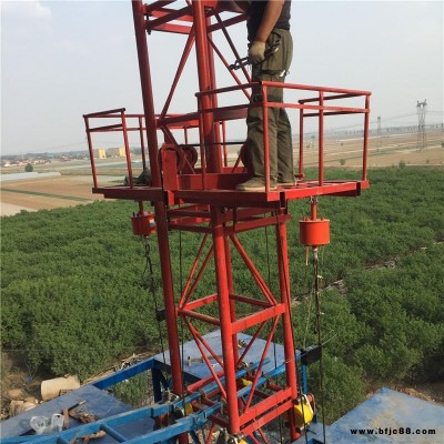 高空作业升降机单柱双笼 盖楼建筑物料施工升降机 生产厂家