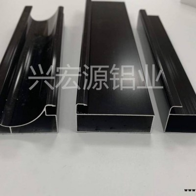 铝合金橱柜拉手铝材 晶钢门拉手型材 家具铝型材 隐框晶钢门材料 灶台门铝材 佛山晶钢橱柜铝材批发材料