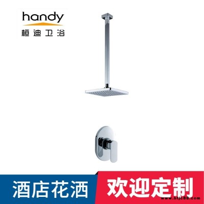 暗装花洒淋浴器厂商 定制入墙式淋浴花洒水龙头桓迪handyHD-4E232 酒店公寓浴室用暗装花洒淋浴器