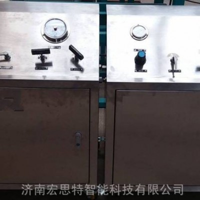 高压空气截止阀密封性试验机 40MPa外螺纹截止阀强度试验机 船用检测设备宏思特