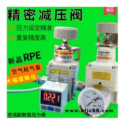 厂家直销 RPE1000-8-07精密调压阀 气体流量减压阀