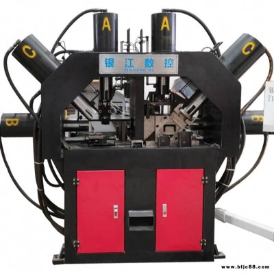 广东深圳 银江数控 全钢爬架液压打孔机 钢木龙骨数控冲床 专业生产
