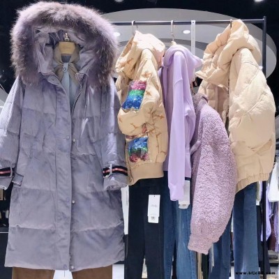 南昌  钡禾20冬 女装批发网 地素品牌折扣羽绒服  拉夏贝尔品牌折扣女装加盟店 上海外贸服装批发