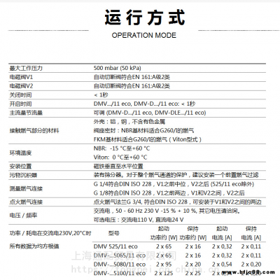 德国冬斯慢开带节能装置燃气电磁阀组DWV-DLE5125/11eco