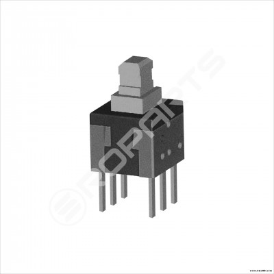 三荣部品 厂家供应 5.85.8按键开关 PG-2058 插件按键开关 自锁开关 无锁开关