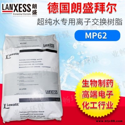 业畅   德国朗盛拜耳品牌树脂 MP62 软化水质阴离子树脂