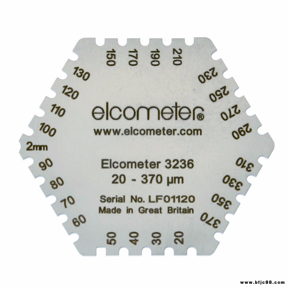 Elcometer/易高 Elcometer112 六角湿膜梳 湿膜测厚仪 B112湿膜规 湿膜卡