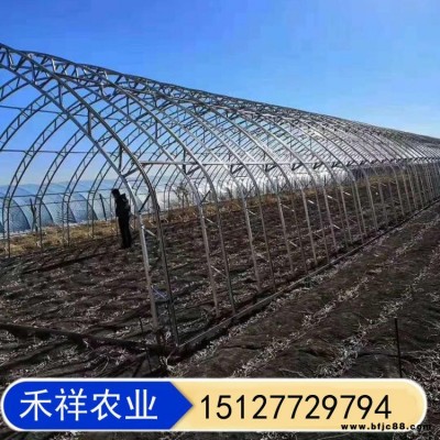 连栋连体大棚  双梁双模骨架大棚 大棚双膜骨架 保温大棚 禾祥农业 双膜骨架大棚