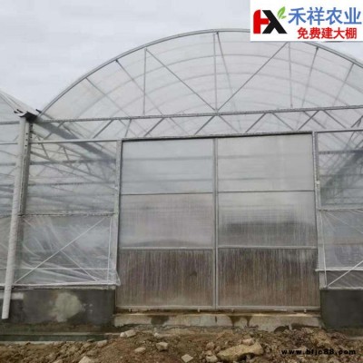 双膜大棚骨架 温室大棚建设 禾祥农业 温室大棚双膜骨架