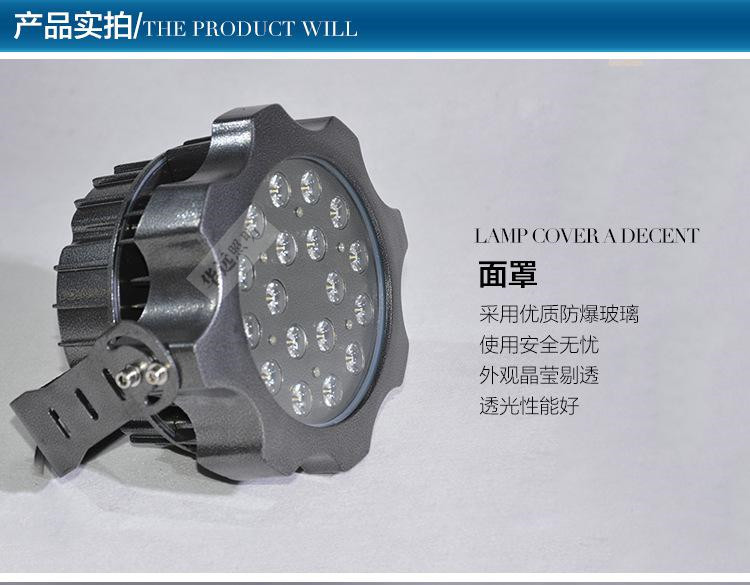 LED泛光灯54W 户外led投光灯 18W防水广告投射灯 24W36W 聚光灯示例图8