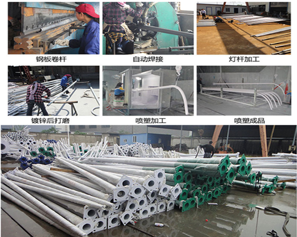 方形景观灯LED庭院灯草坪灯高杆灯公园广场路灯花园灯柱头灯示例图136