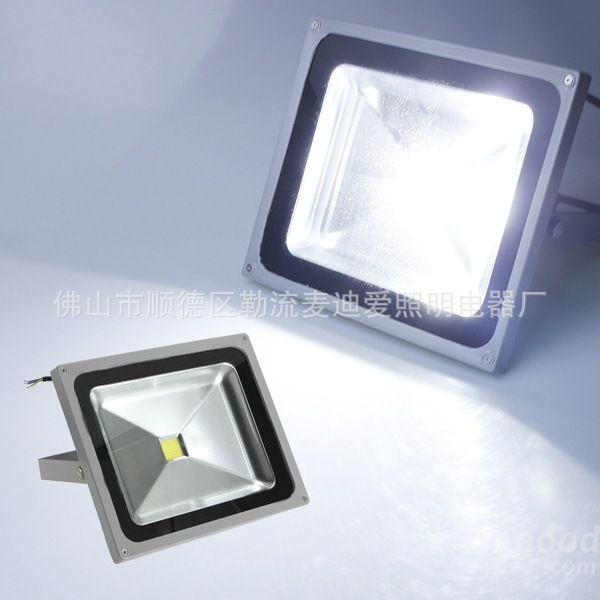 LED投光灯 足瓦10-50WLED泛光灯 110-220V或12V  IP65 厂家供应示例图3