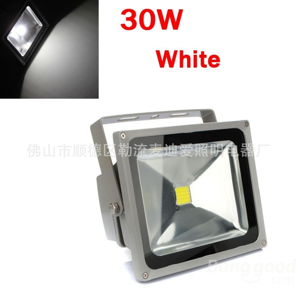 LED投光灯 足瓦10-50WLED泛光灯 110-220V或12V  IP65 厂家供应示例图6