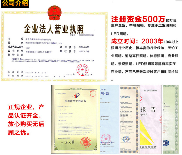 生产厂家批发供应普瑞斯 400w投光灯 圆形投光灯 金卤投光灯示例图3