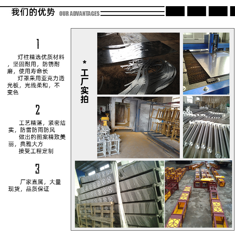 太阳能景观灯户外LED适用公园园林街道小区别墅广场多用途示例图3