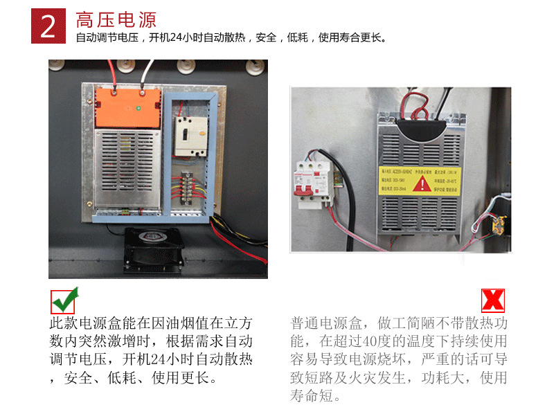 工业油烟油雾高效净化器静电式吸附cnc机床五金紧固件印染定型机示例图10